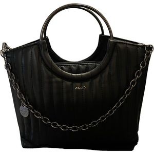 Aldo Black Chain Tote